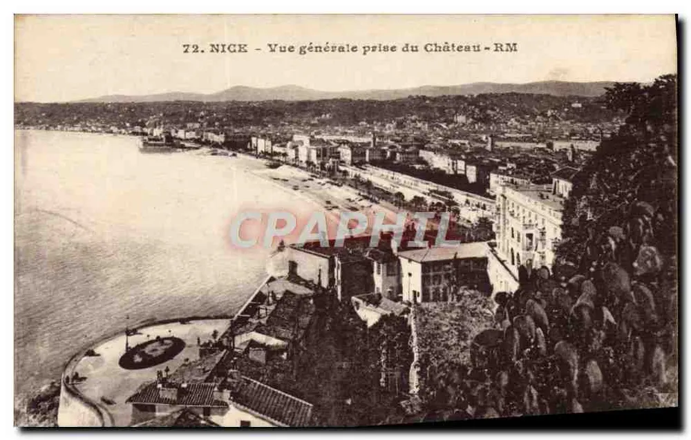 Nizza - Algemene uitzicht genomen vanaf het Kasteel - RM - Voorkant