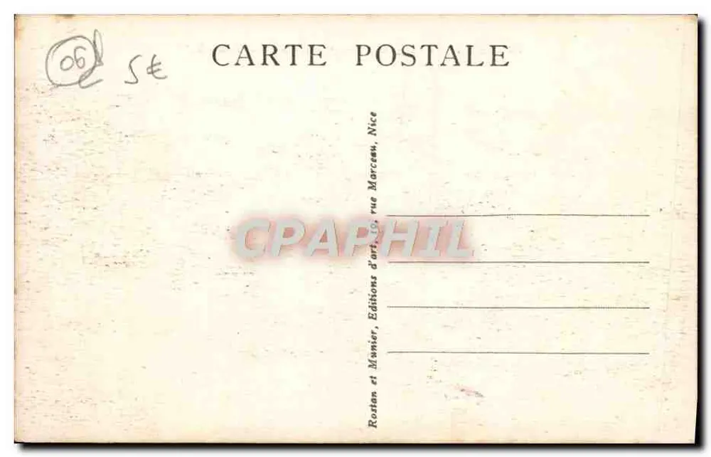 Nizza - Algemene uitzicht genomen vanaf het Kasteel - RM - Achterkant