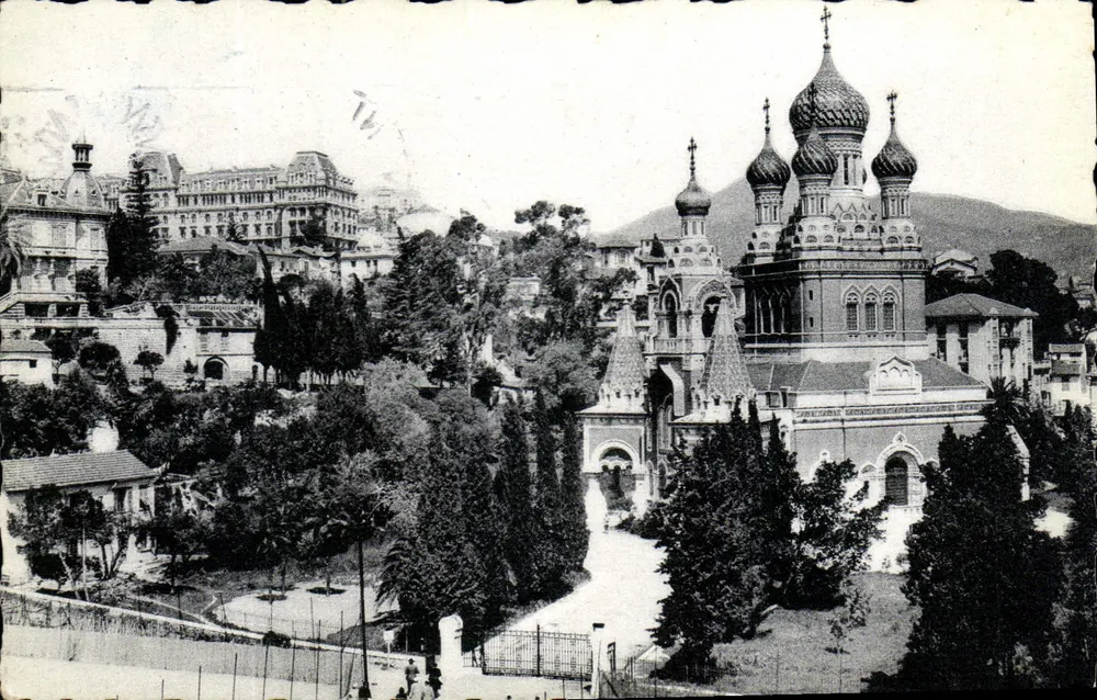 Russische Kirche und das Lycée du Parc — Nice — Éditions G.M.G. NICE - Vorderseite