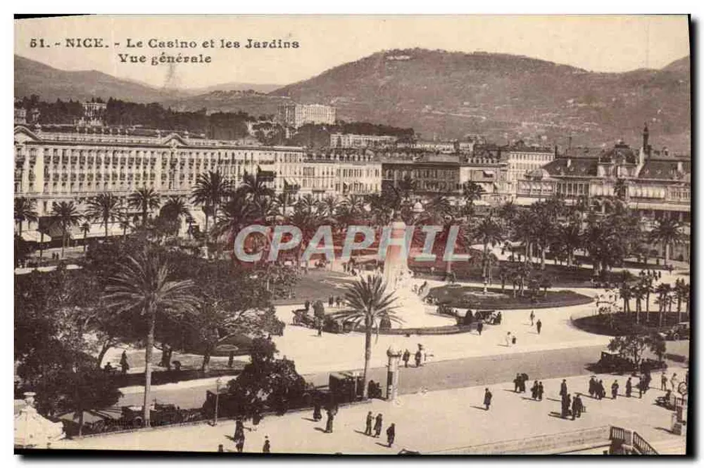 Nice - Das Casino und die Gärten - Allgemeiner Blick - Vorderseite