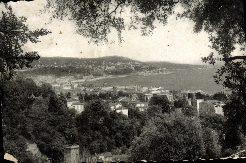 Vue de la baie de Nice — prise de Bellat — éditeur GILLETTA & C°, Nice - Frente