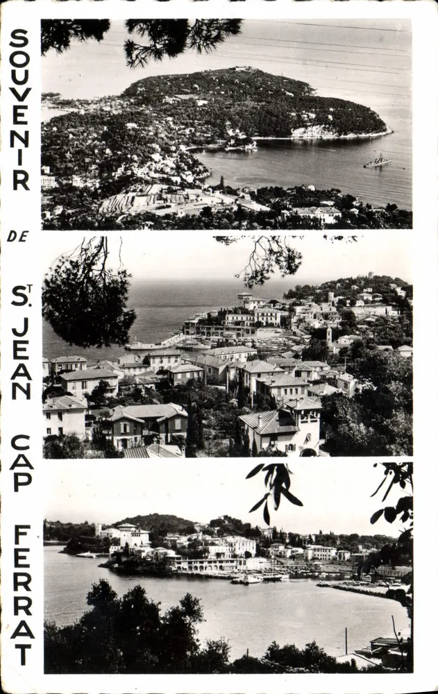 Saint-Jean-Cap-Ferrat — widok panoramiczny — Souvenir de S.E.P.T. n°7-63 - Awers