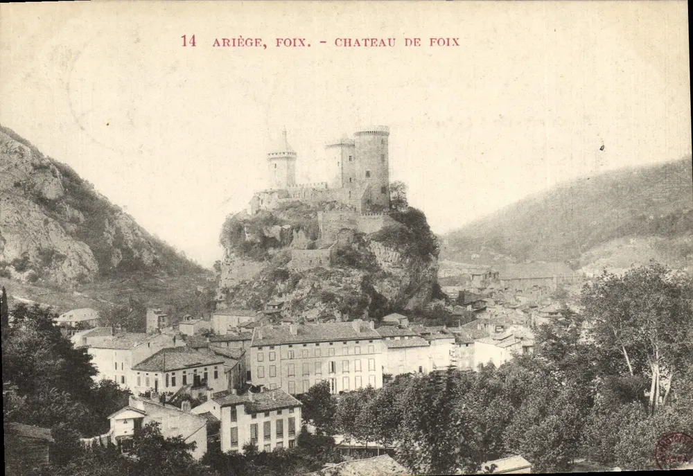 Ariège, Foix — Château de Foix — éditeur inconnu, n° 14 - आगे