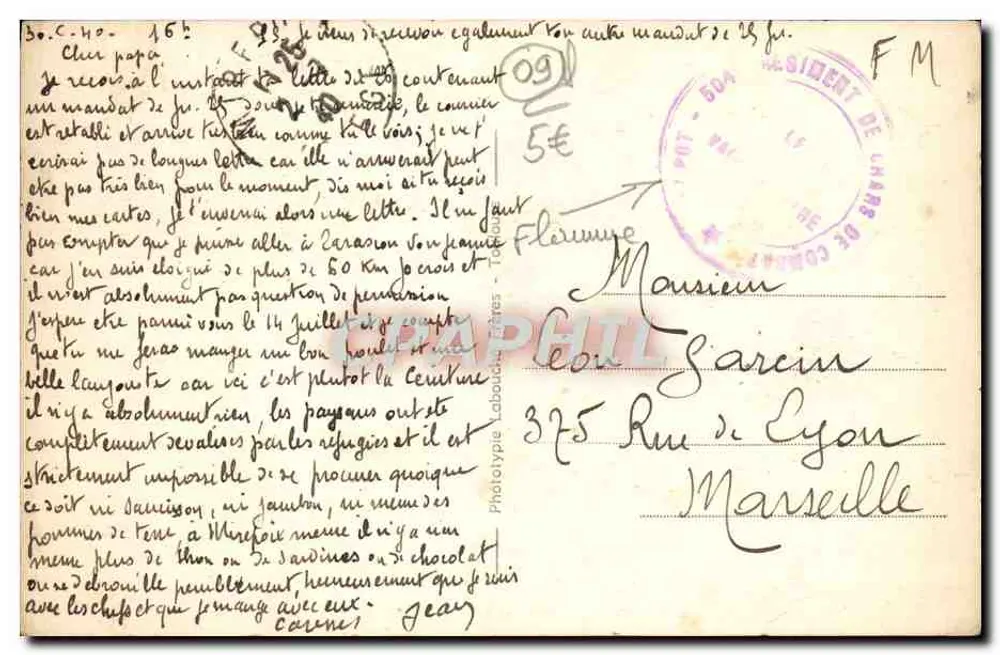 Vallée d'Orlu — Arredores de Ax-les-Thermes — Les Pyrénées Ariégeoises — Editor LF, n° 322 - Verso