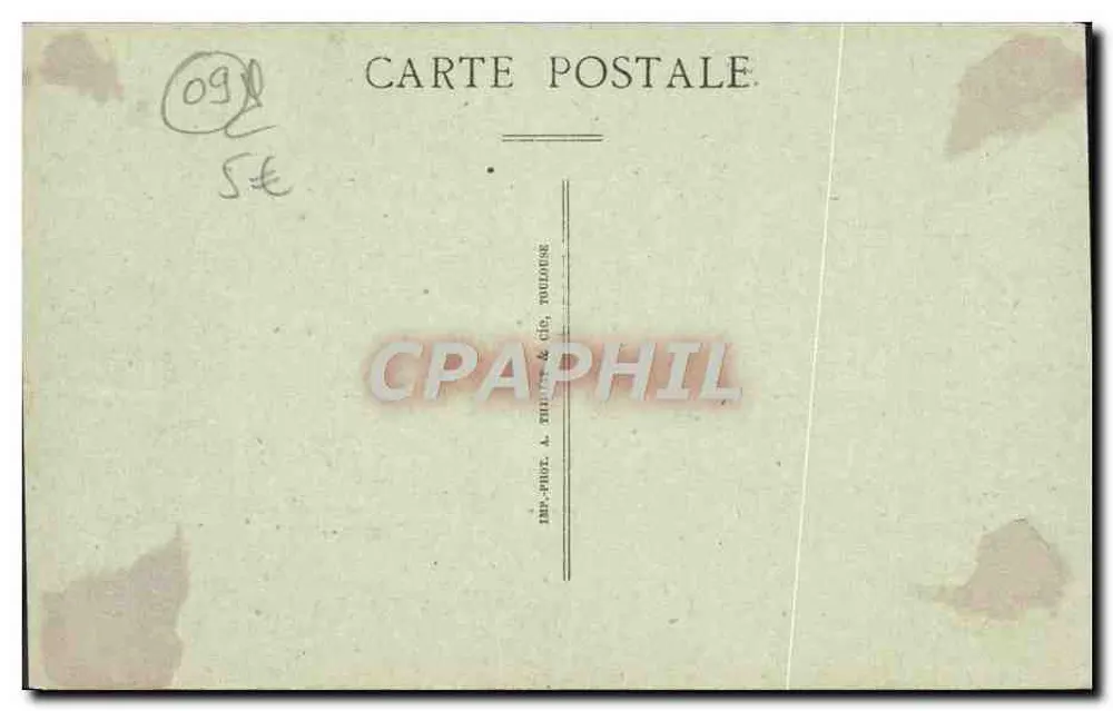 Mas-d'Azil — Eingang zur Höhle (Seite St-Girons) — Edition Supéry - Rückseite