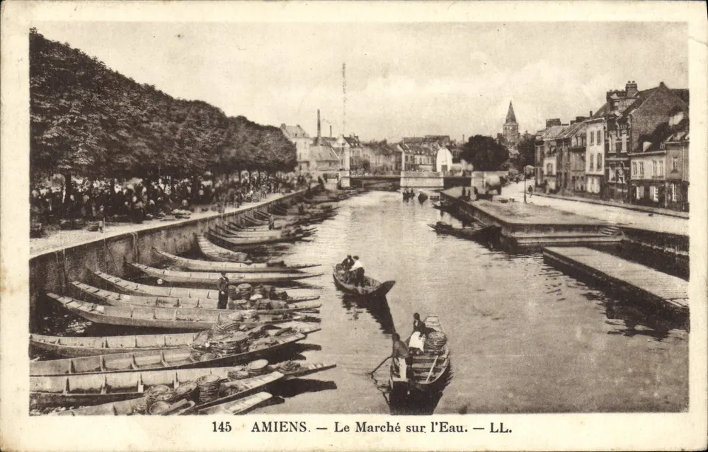 Amiens — O Mercado sobre a Água — LL. n°145 - Frente