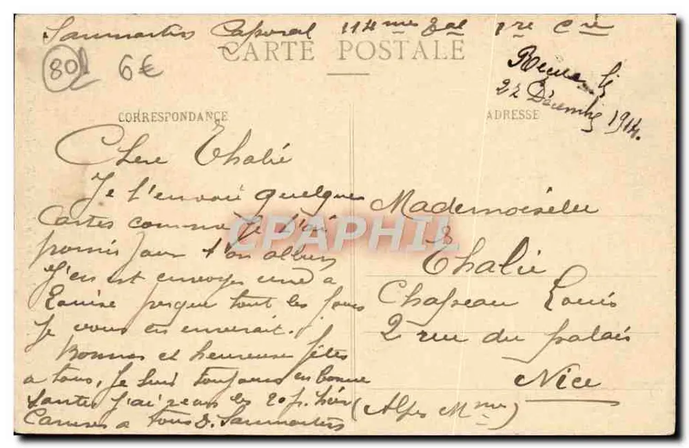 Amiens — La Tour du Logis du Roi — Édition C. N. - Rückseite