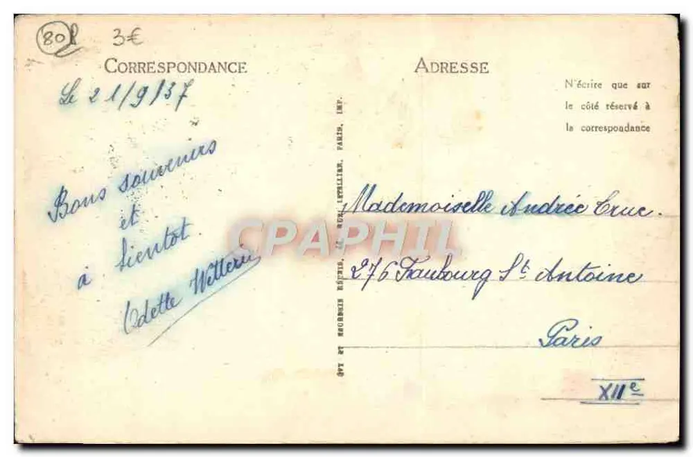 Amiens — Vista geral — LL - Verso