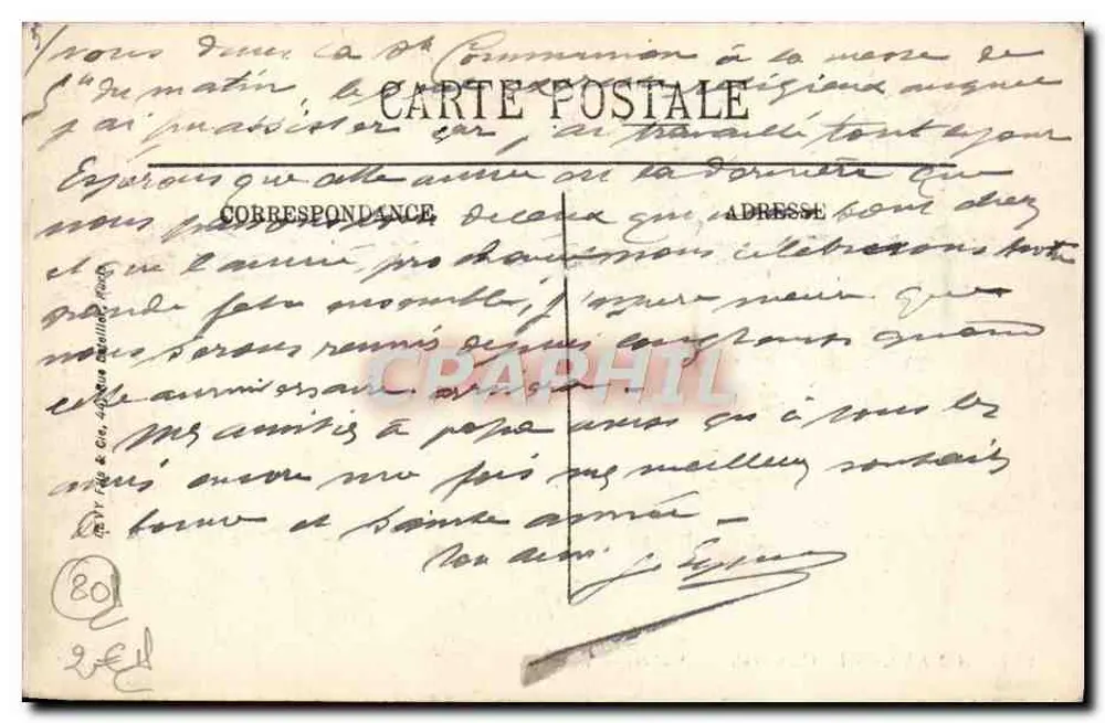 Amiens — A Catedral — Stalles — LL. — n° 258 - Verso