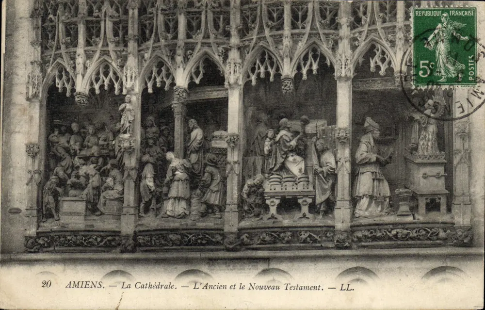 Amiens — Die Kathedrale — Das Alte und Neue Testament — LL. - Vorderseite