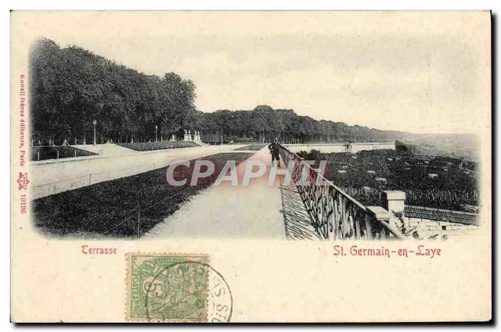 Terrasse — St. Germain-en-Laye — editada por Rummel Frères, Paris, n° 10198 - Frente