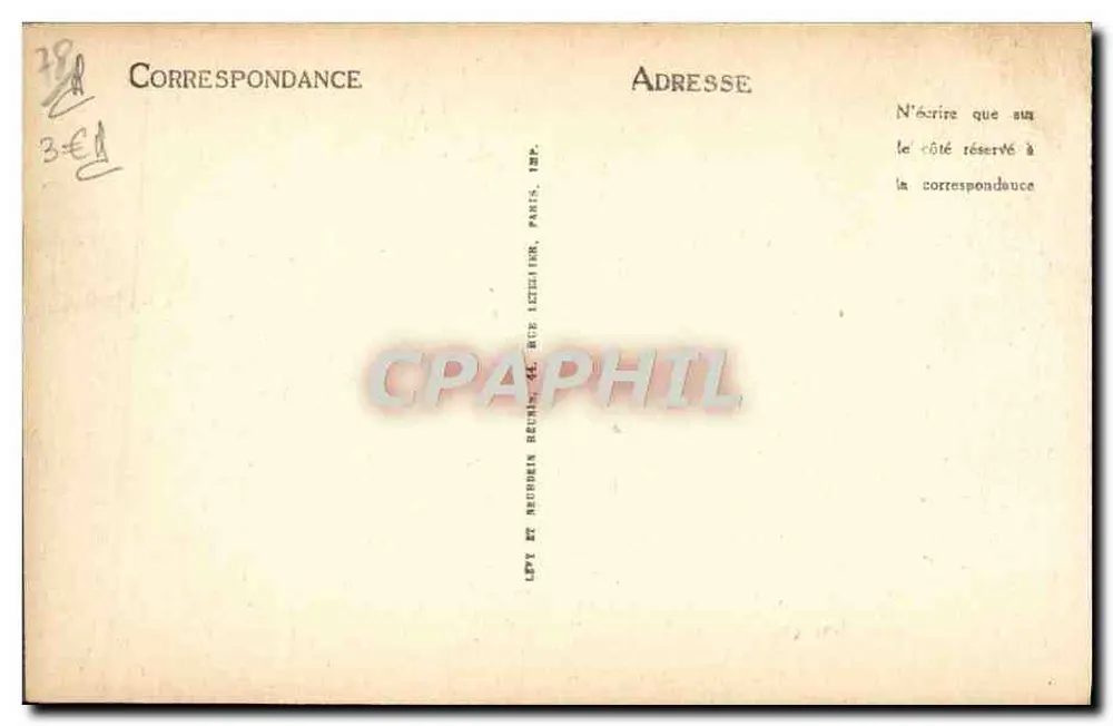 Rambouillet — O Parque, a Hermitage — LL - Verso