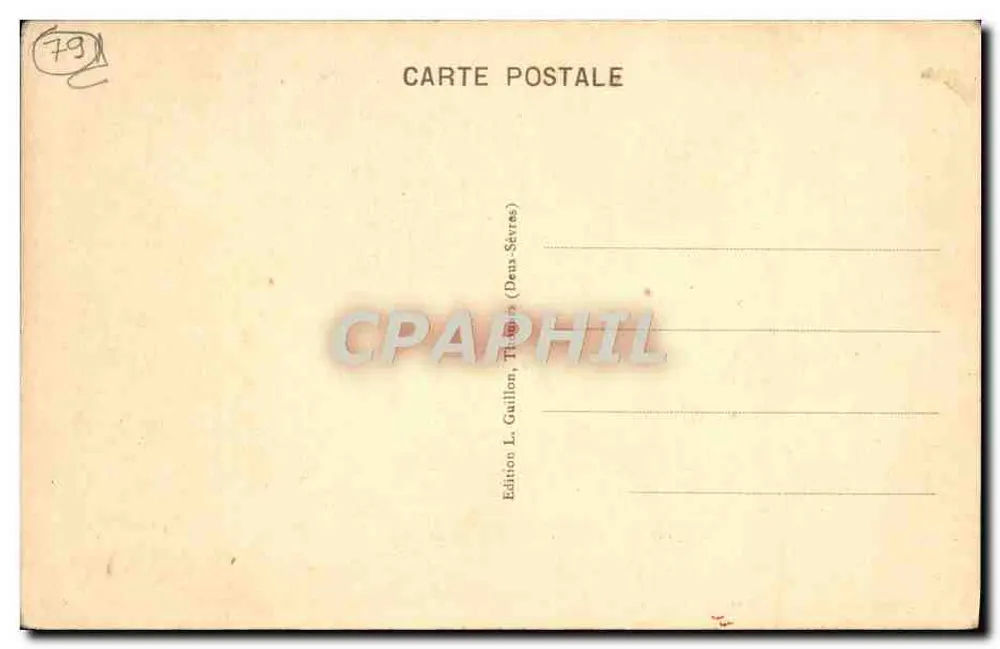 Thouars (Deux-Sèvres) — A Torre Porte-au-Prévost — Editor Elgs - Verso
