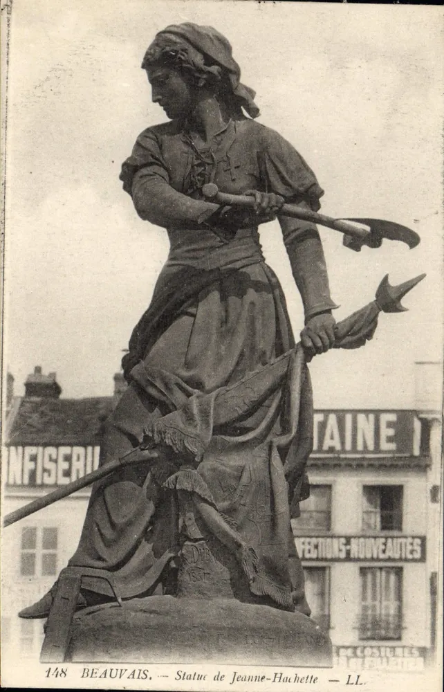 Beauvais — Beeld van Jeanne-Hachette — LL. - Voorkant