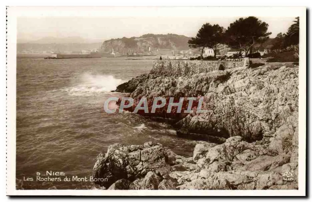 Nice - Les Rochers du Mont Boron — éditeur 3QN, n°9 - Voorkant
