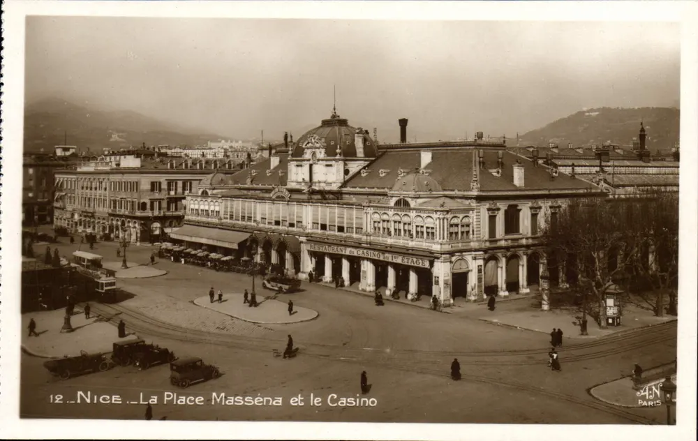 Nice — Place Masséna und das Casino — A.J.N. Paris - Vorderseite