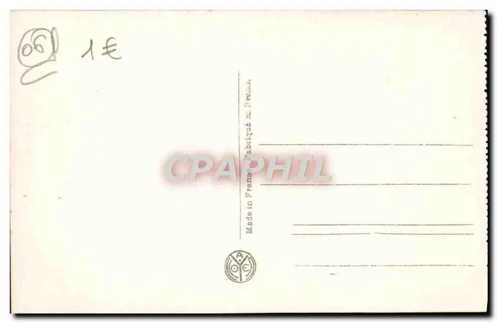 Nice — Die Promenade des Anglais und der Mont Boron — A.N. Paris, n°16 - Rückseite