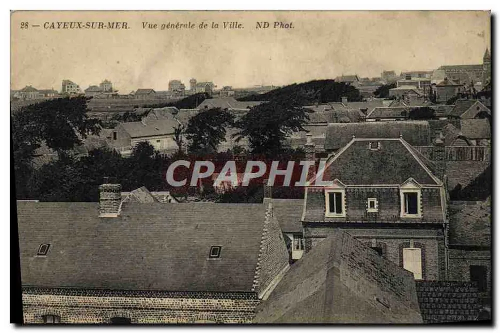 CAYEUX-SUR-MER — Allgemeiner Blick auf die Stadt — ND Fotografie - Vorderseite
