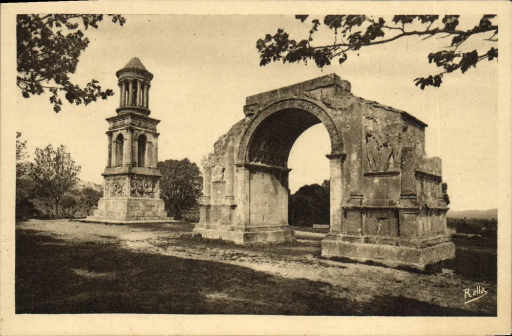 Saint-Rémy — Römischer Triumphbogen und Mausoleum — Rella - Vorderseite