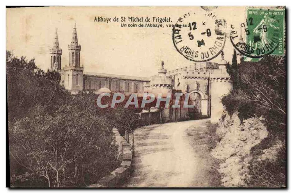 Abtei St Michel de Frigolet — Ansicht von Süden — unbekannter Verlag - Vorderseite