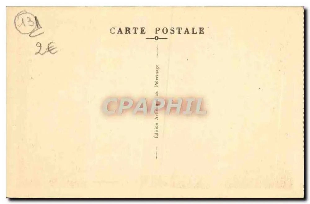 Abteikirche - Kapelle Saint-Joseph in Saint-Michel-de-Frigiolet (B.-du-Rh) — dekoriert von Guilbert d'Anelle — Künstleredition des Pilgerreises - Rückseite