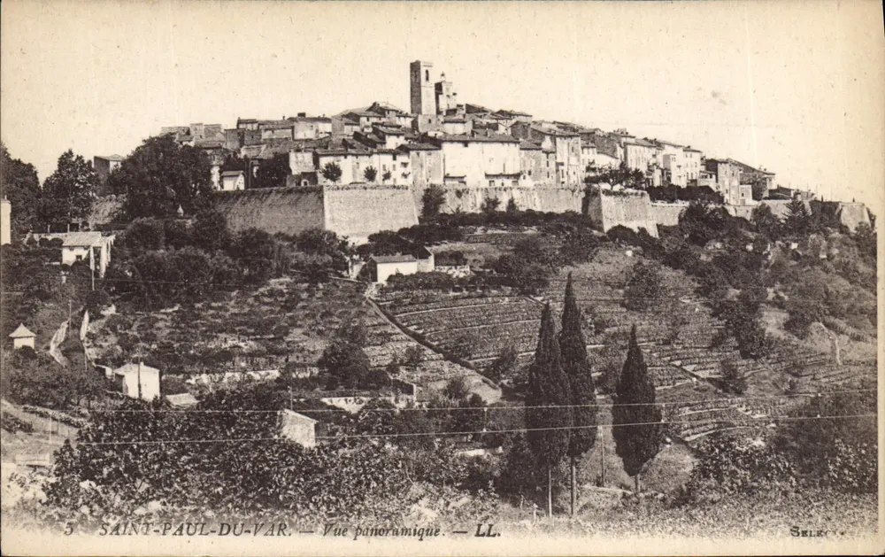 Saint-Paul-du-Var — Widok panoramiczny — LL. - Awers