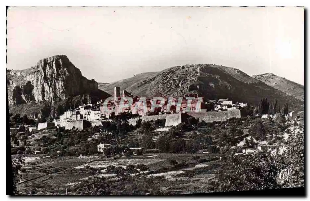 Saint-Paul-de-Vence — allgemeiner Blick und das Schloss — Verlag Red-Photo, Nr. 22 - Vorderseite