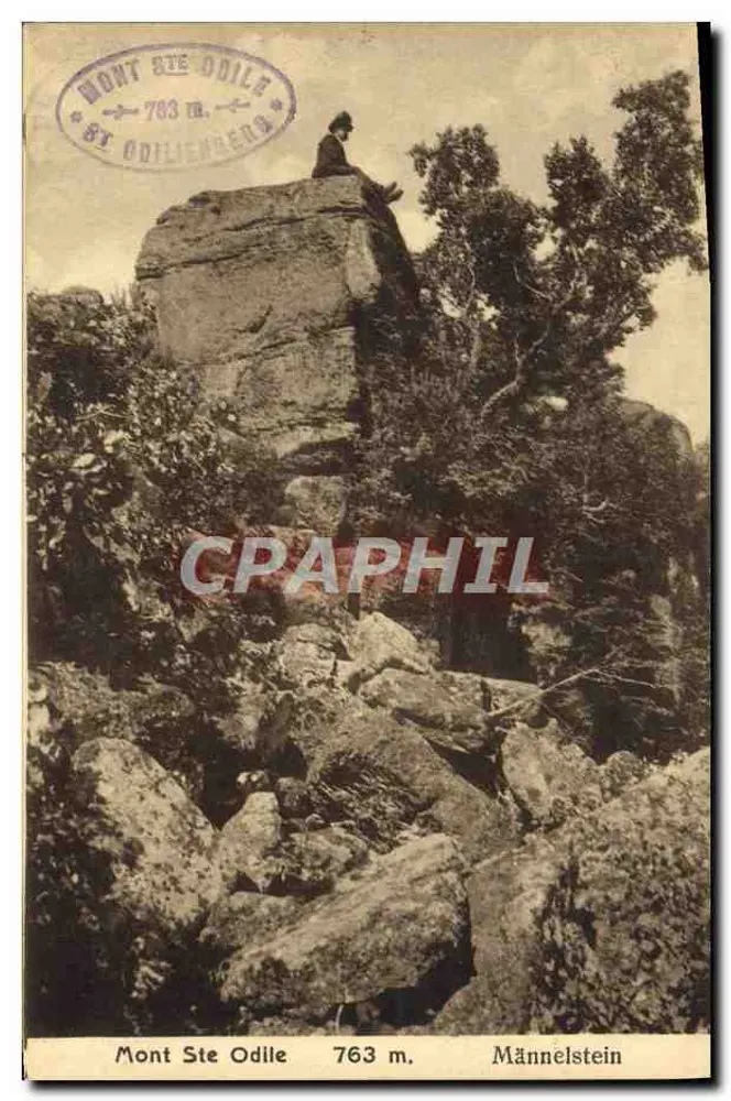 Monte Ste Odile — 763 m — Männelstein — editor não visível - Frente