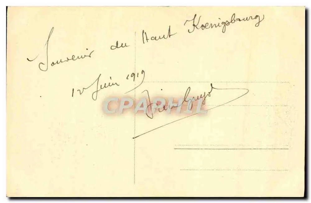 Burg Hohkönigsburg — visão geral — editor não identificado - Verso