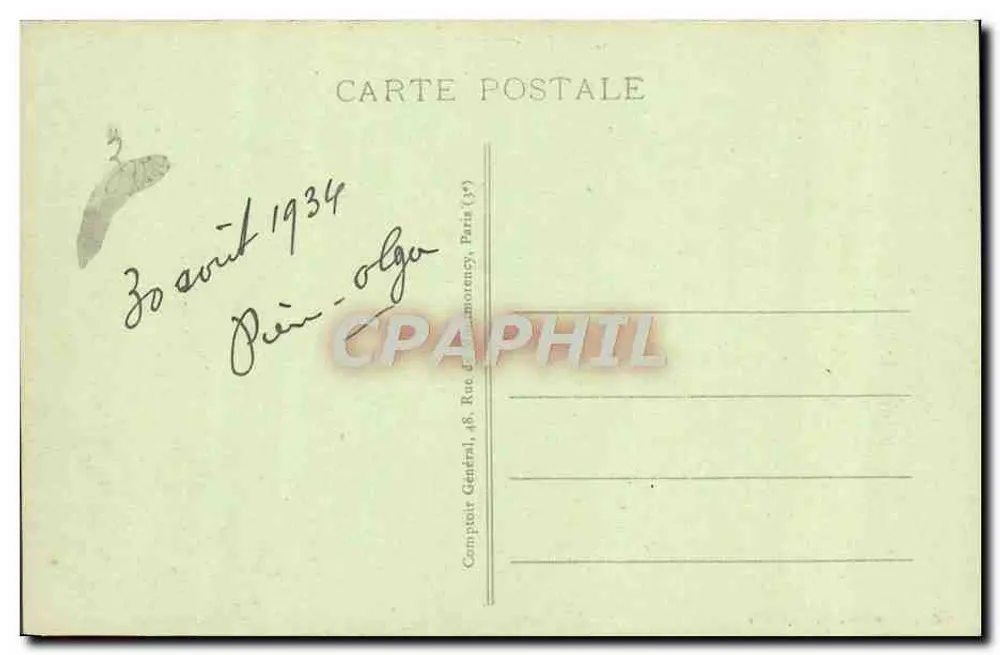 Éguzon — Vista acima de uma comporta (Margem direita) — Editor não identificado, n° 832 - Verso