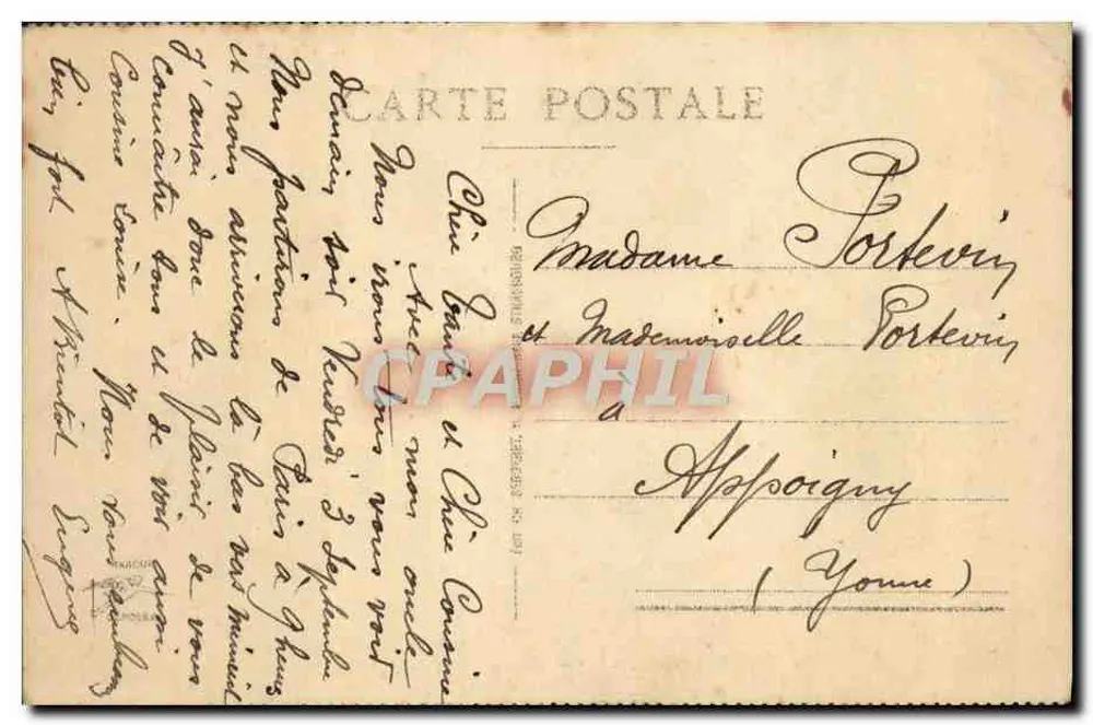 Strasbourg — Panoramablick vom Krankenhaus — Verleger unbekannt, Nr. 21 - Rückseite