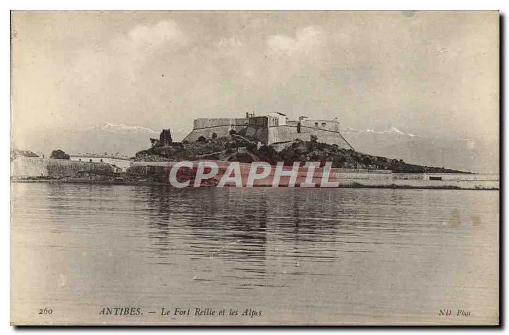 Antibes — Fort Reille und die Alpen — N.D. Piot, Nr. 260 - Vorderseite