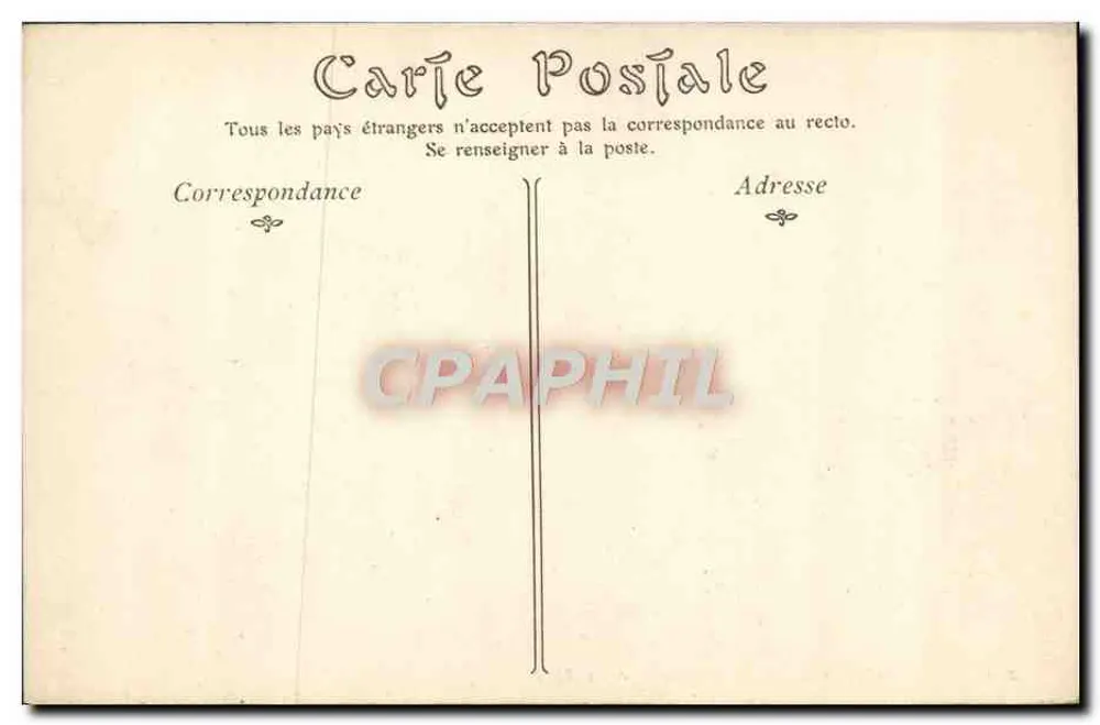 Antibes — Fort Reille und die Alpen — N.D. Piot, Nr. 260 - Rückseite