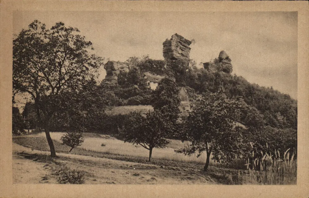 Niederbronn-les-Bains — Die Ruine von Windstein — Edit. Braunn & Cie - Vorderseite