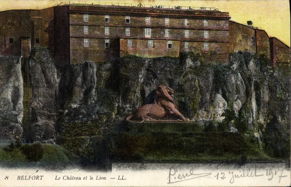 Belfort — Schloss und Löwe — LL. - Vorderseite