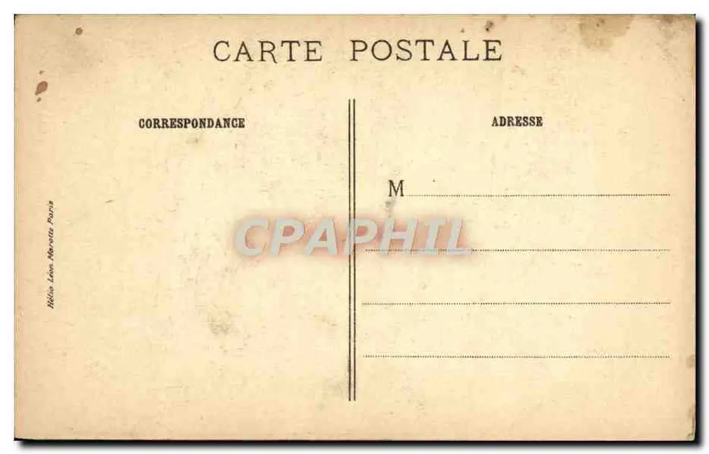 Maternidade — Museu do Luxemburgo — J. E. Bulloz, Editor, n° 1204 - Verso