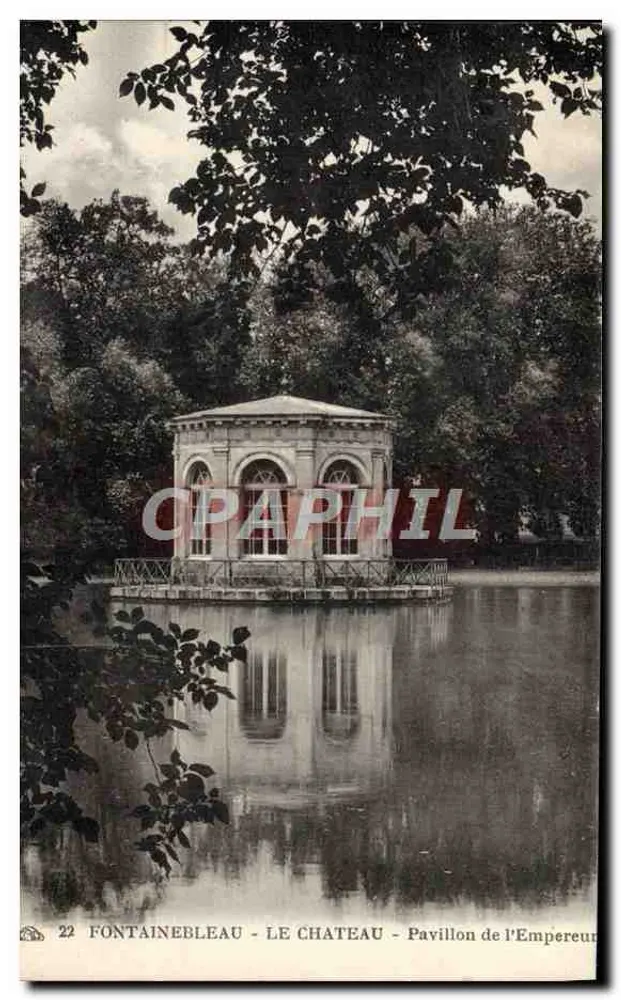 Fontainebleau - Das Schloss - Pavillon des Kaisers — n°22 - Vorderseite