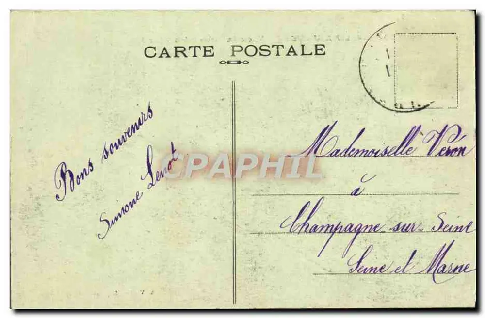 Um LAPLEAU (Corrèze) — Viaduc des Roches Noires — Tag der Empfangs. - Rückseite