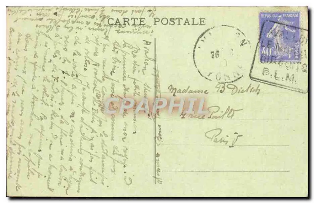 Avallon - Bordas do Cousin — Foto Boursegat, n°37 - Verso