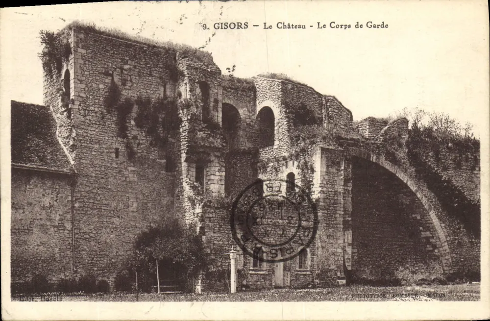 Gisors — Het Kasteel — Het Wachthuis — Fototipo Bonnart, Gisors - Voorkant