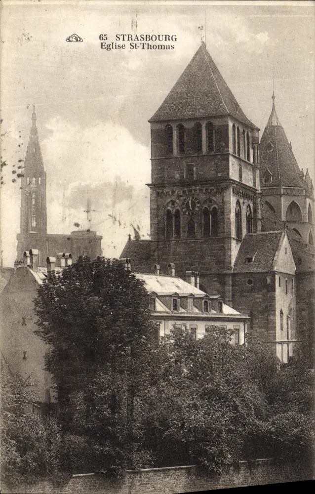 Estrasburgo — Igreja de São Tomás — Carte postale n°65 - Frente