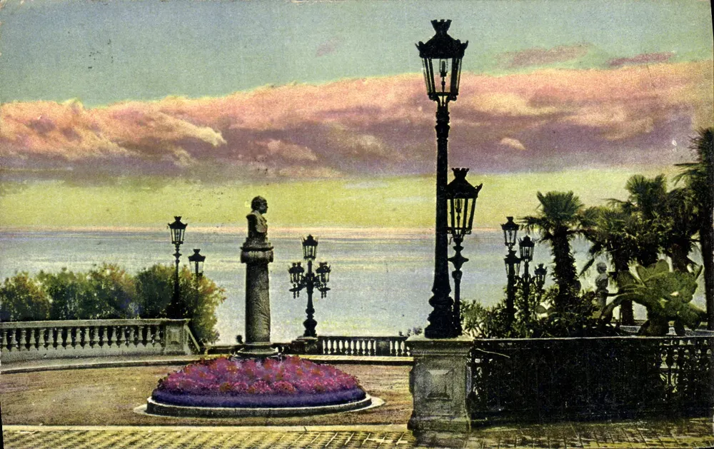 Die Terrassen des Casinos — Sonnenlichteffekt — G. Lemaître & Cie, Cannes, n°520 - Vorderseite