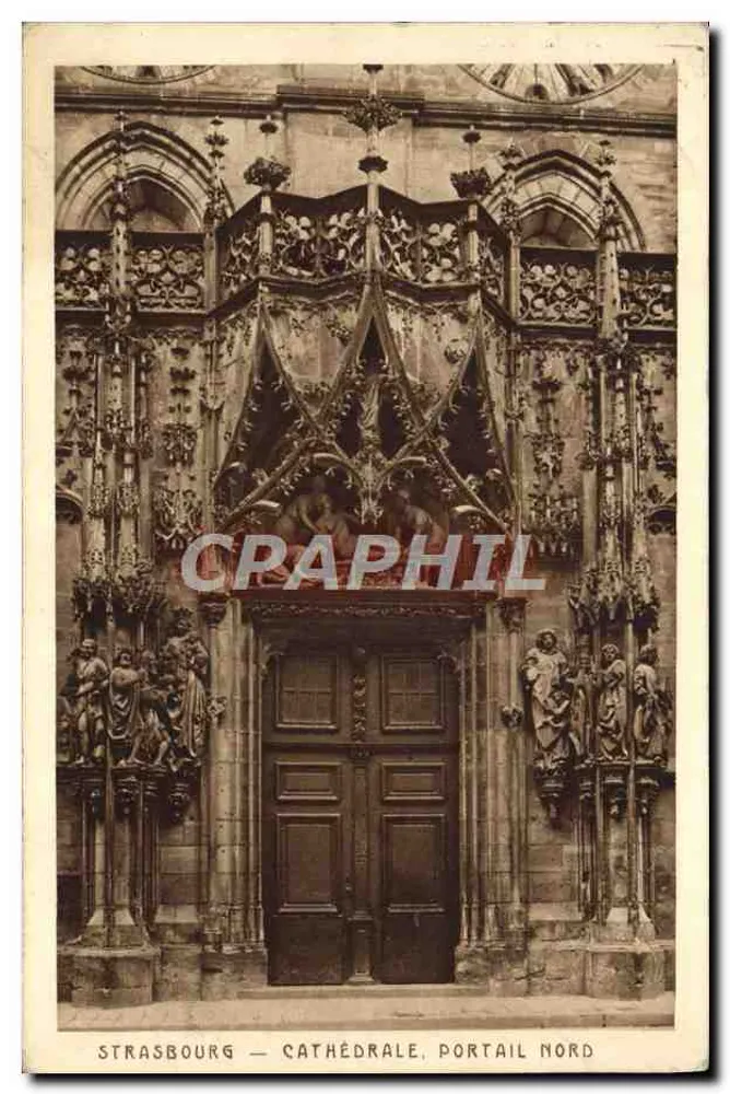 Straßburg — Kathedrale, Nordportal — Verlag Dornach Druckerei - Vorderseite