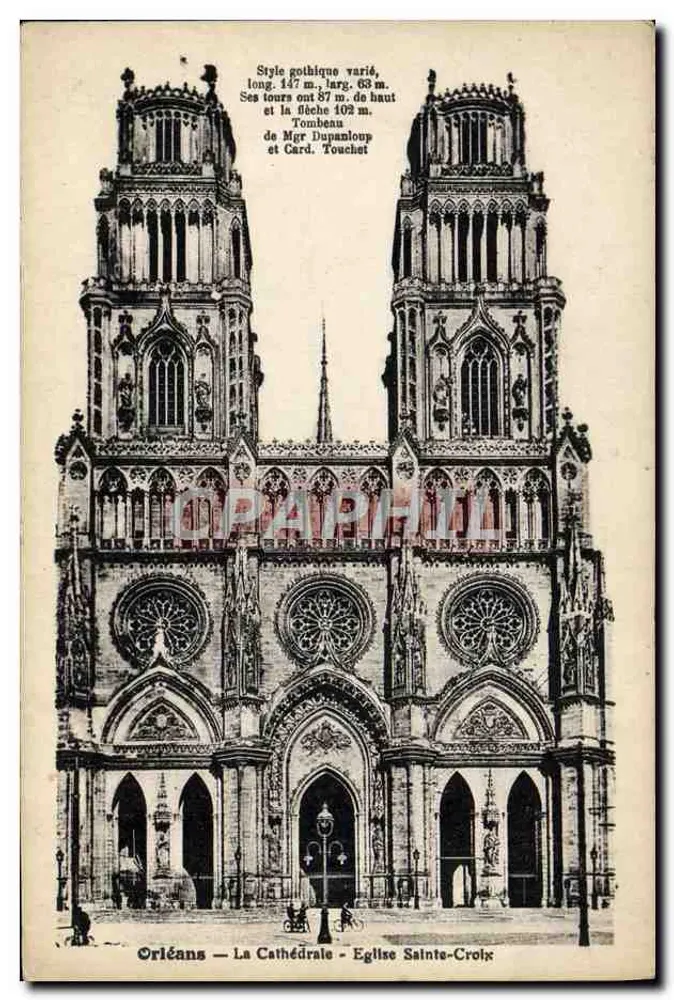 Orléans — Die Kathedrale — Kirche Sainte-Croix - Vorderseite