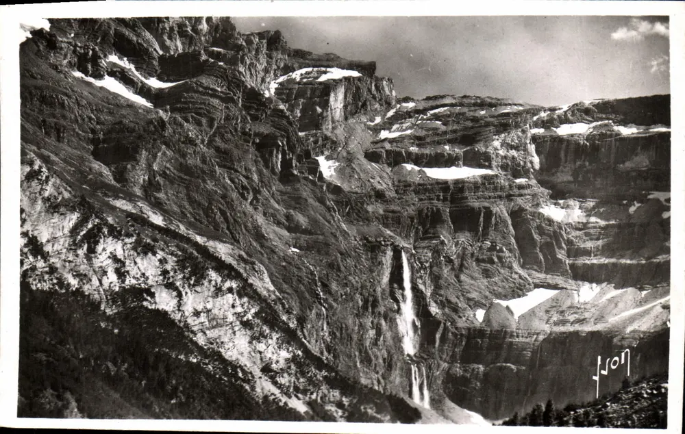 Cirque de Gavarnie e a grande cascata — Éditions d'Art Marreli, n° 2732 - Frente