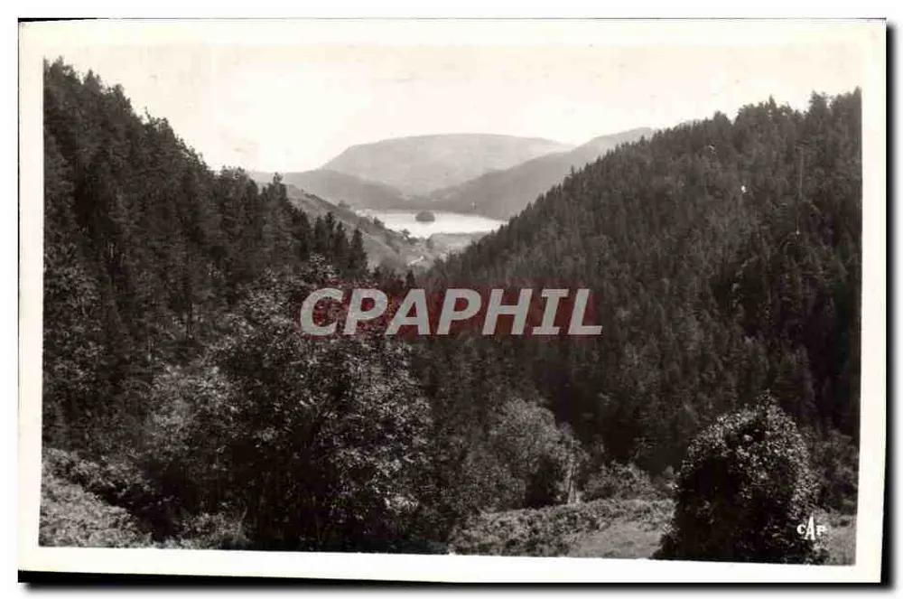 O Lago Champon — vista do col de la Croix Morand — editor C.A.P. - Frente