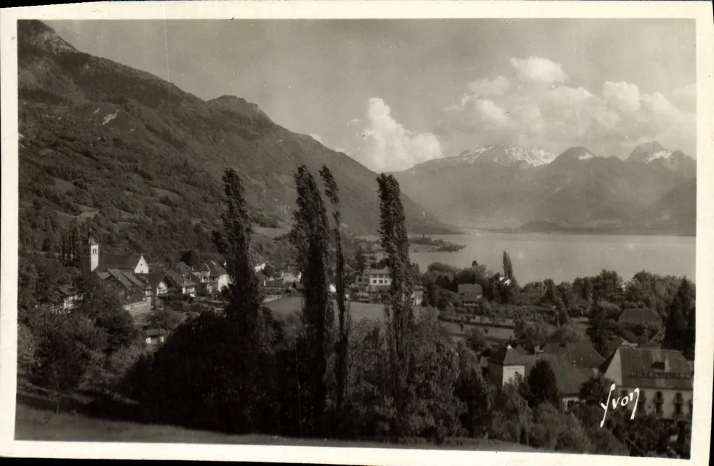 O pequeno Lago e Talloires — Annecy (Haute-Savoie) — Éditions d'Art 'Yvon' - Frente