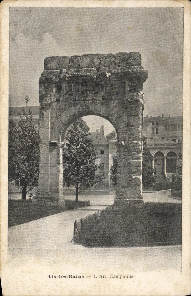 Aix-les-Bains — O Arco Campanus — Editor não identificado, número de série não visível - Frente