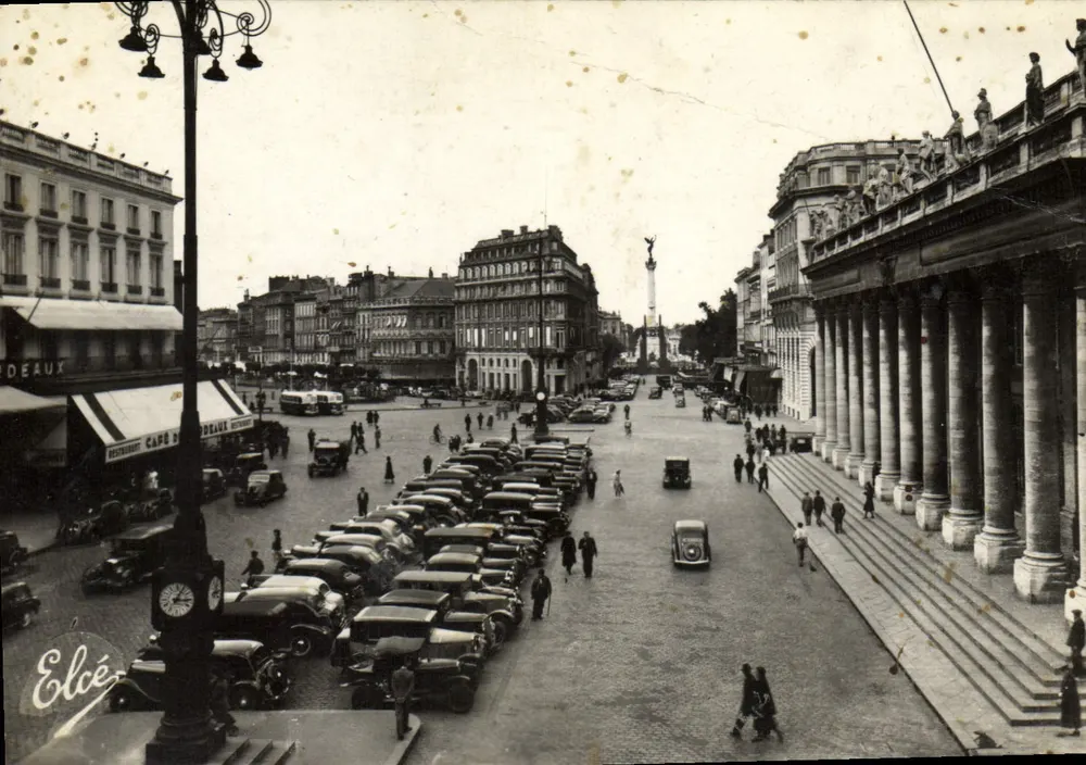 Praça da Comédia — Bordeaux — Editor Elcé - Frente