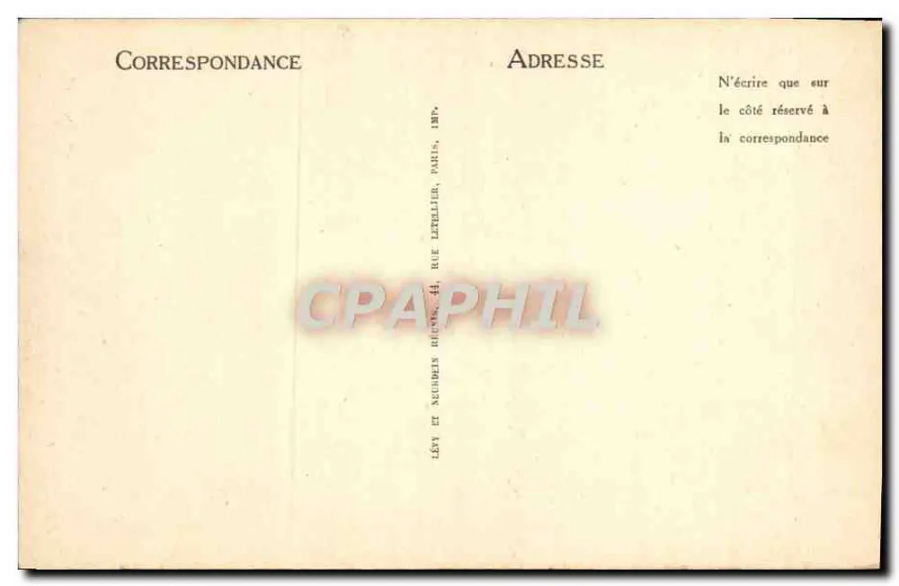 Arcy-sur-Cure — Ansicht vom Höhlenchalet — Satin, Photo, Verlag, Clamecy - Rückseite